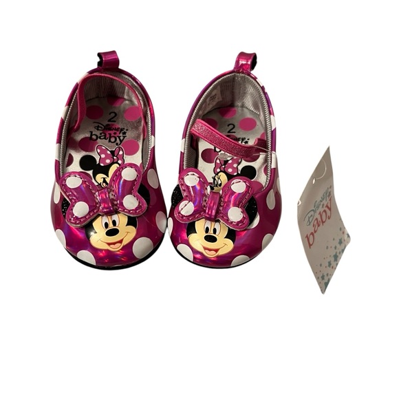 Disney Other - Disney Baby Minnie Mouse Baby  Girl Size 2 Shoes